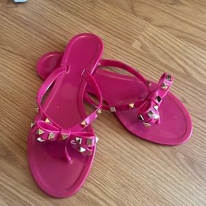 Ladies, jelly, sandals, new without tags